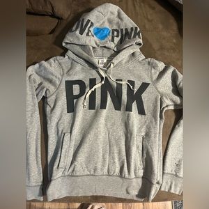 Victoria secret PINK gray hoodie M